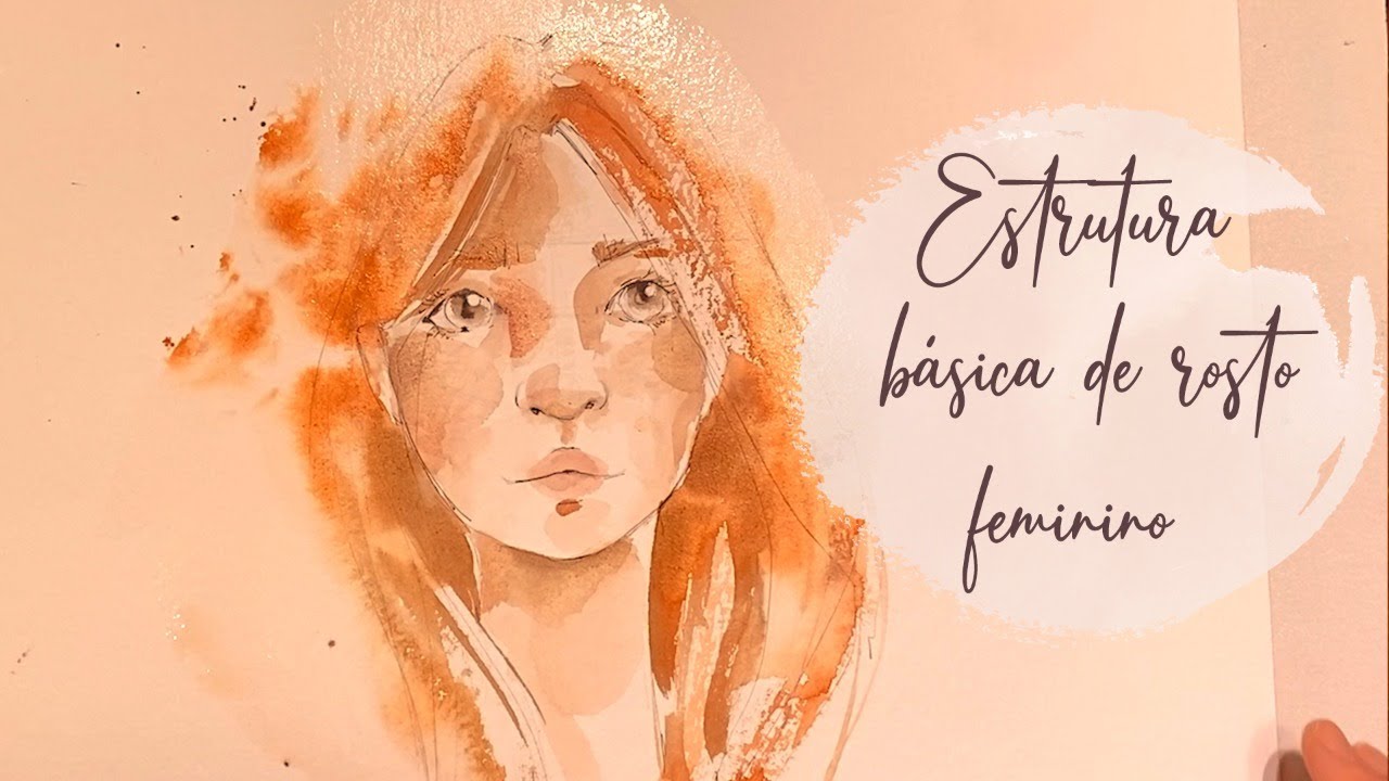 Estrutura básica de rosto feminino
