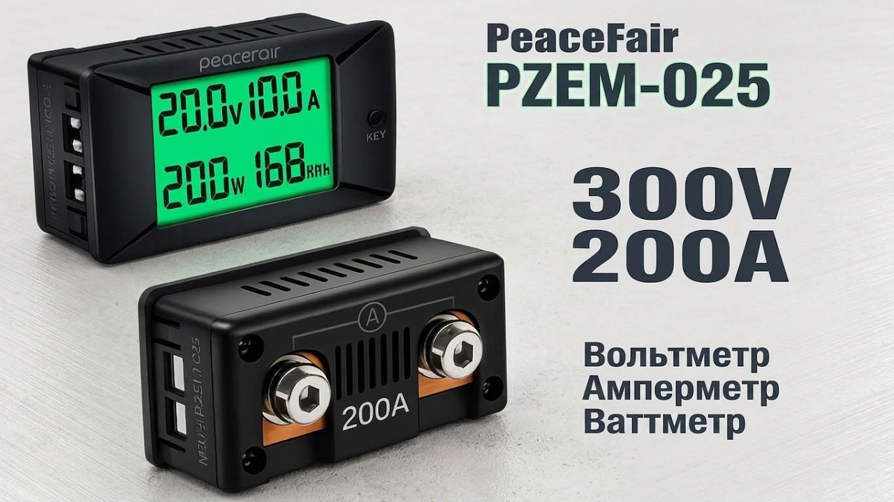 Вольтамперватметр PZEM-025 от Peacefair