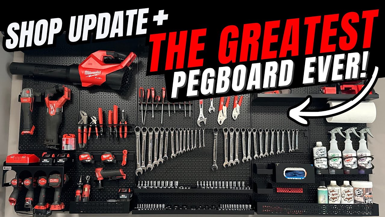 Shop Update + The GREATEST Pegboard EVER!