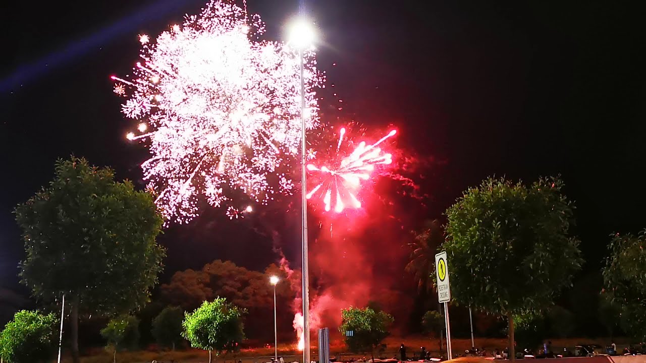 Fireworks Display December SM Center Pulilan