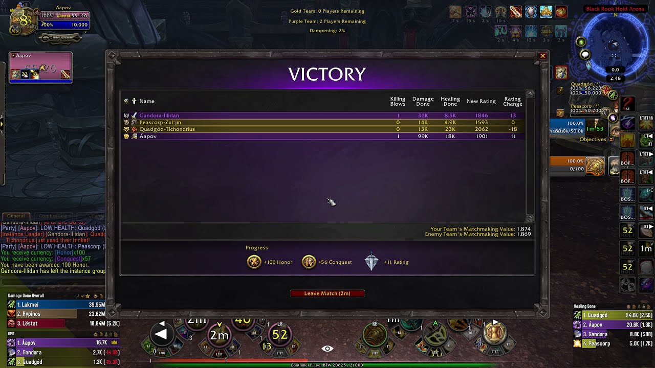 Controller RET one shots rank 1 shaman! @FoxyLlama