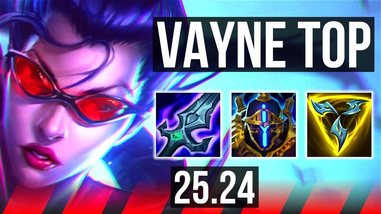 VAYNE vs ILLAOI (TOP) | Good KDA: 15/2/1 | KR Master | 25.24