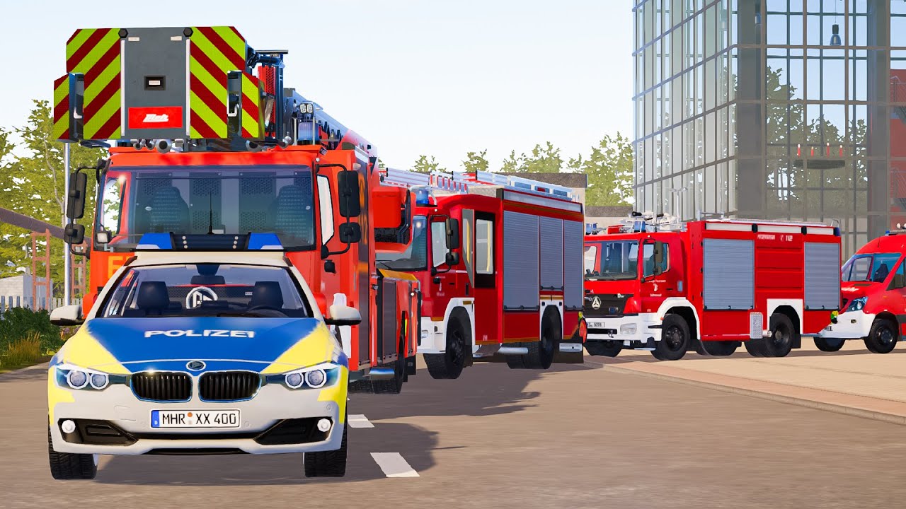 Emergency Call 112 – Söhrewald Police & All Firefighters Rapid on Duty | 4K Ultra Gameplay