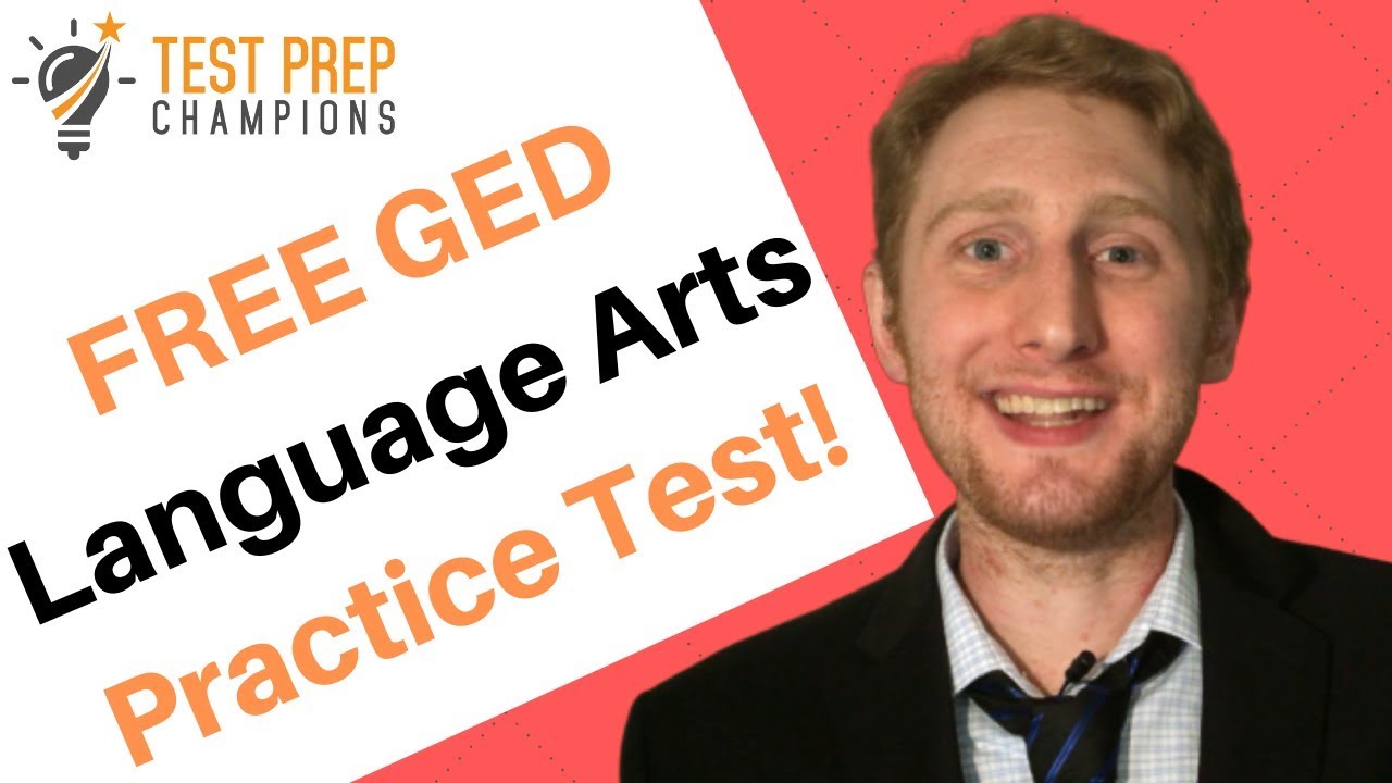 FREE GED Language Arts Practice Test Part 1!
