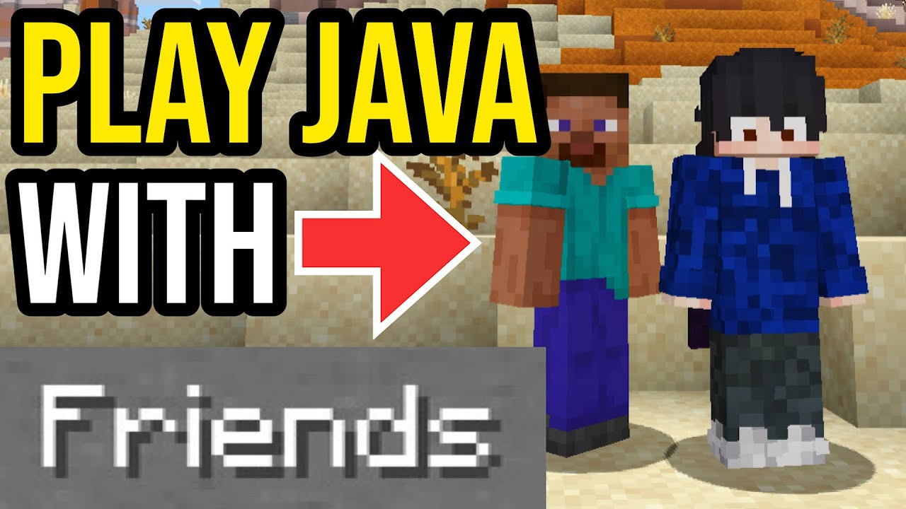 How To Play Minecraft Java With Friends FOR FREE! (No Mods, LAN Worlds, or Servers!)