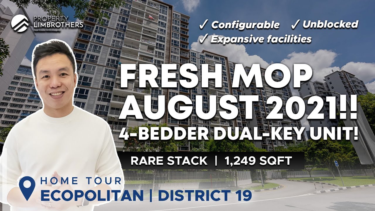 Ecopolitan : 4-Bedder Dual Key Unit Home Tour in D19 (Newly MOP EC) | Sold by PLB   (Melvin Lim)