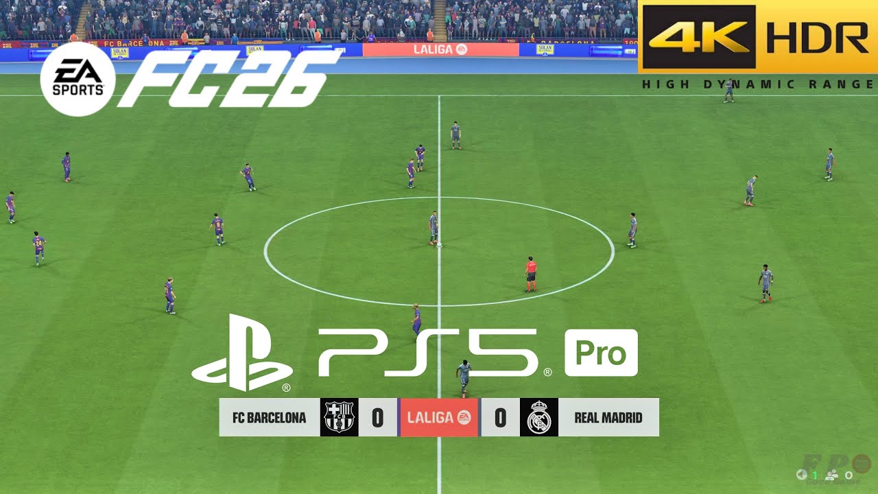 EA Sport FC 26 PS5 Next Gen Gameplay 4K HDR 60FPS
