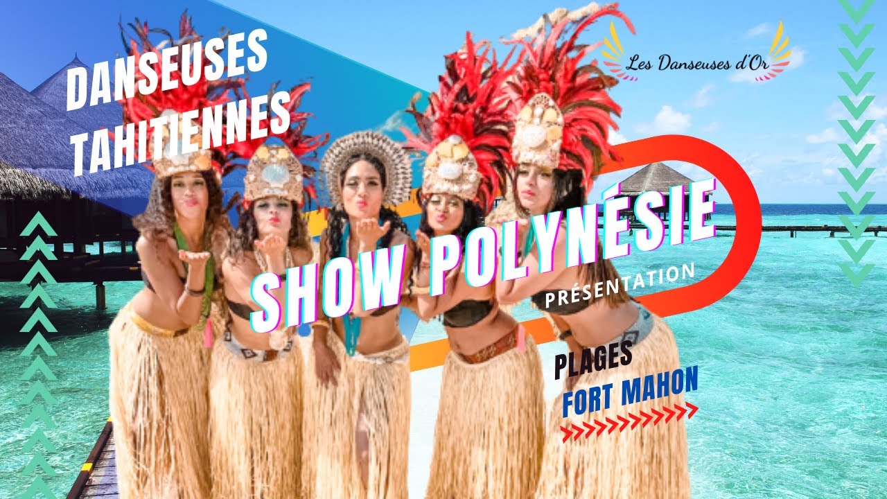 Les Danseuses d'Or: spectacle tahitien et Danseuses Tahitiennes Polynésiennes Hawaii vahinés Tamure
