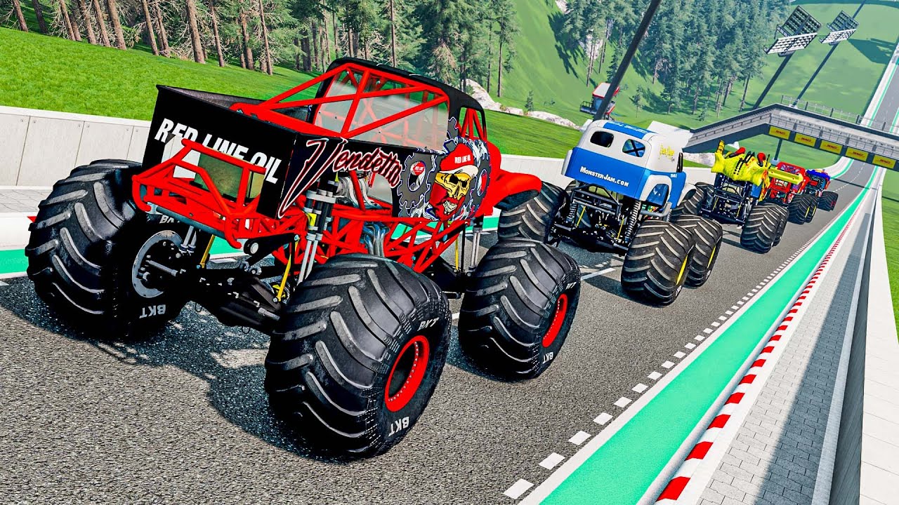 Beamng Crazy Crashes and Jumps #021 | Monster Trucks & Cars