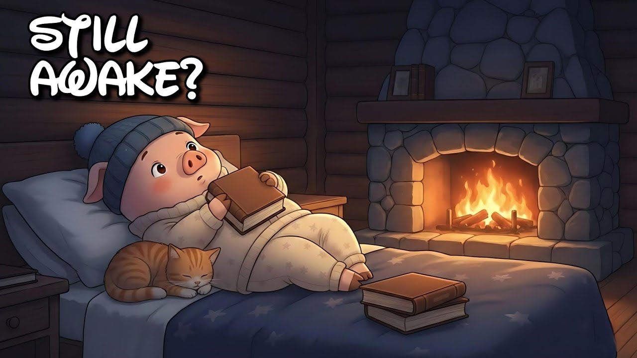 Late Night Lofi 🌙 Pig Staying Awake With You (3 Hours)