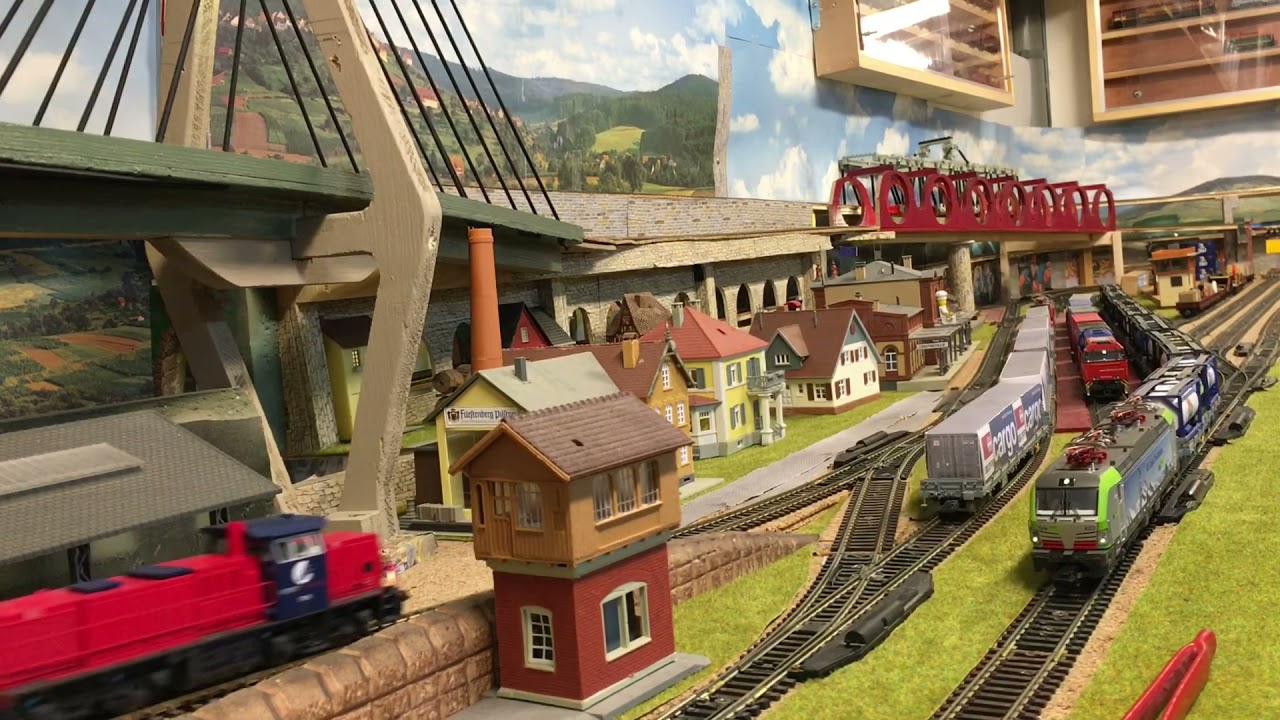 Trix, Sbb Bls cargo Swiss ho train railroad run Marklin layout moba gunterwagen Czimm ho 38