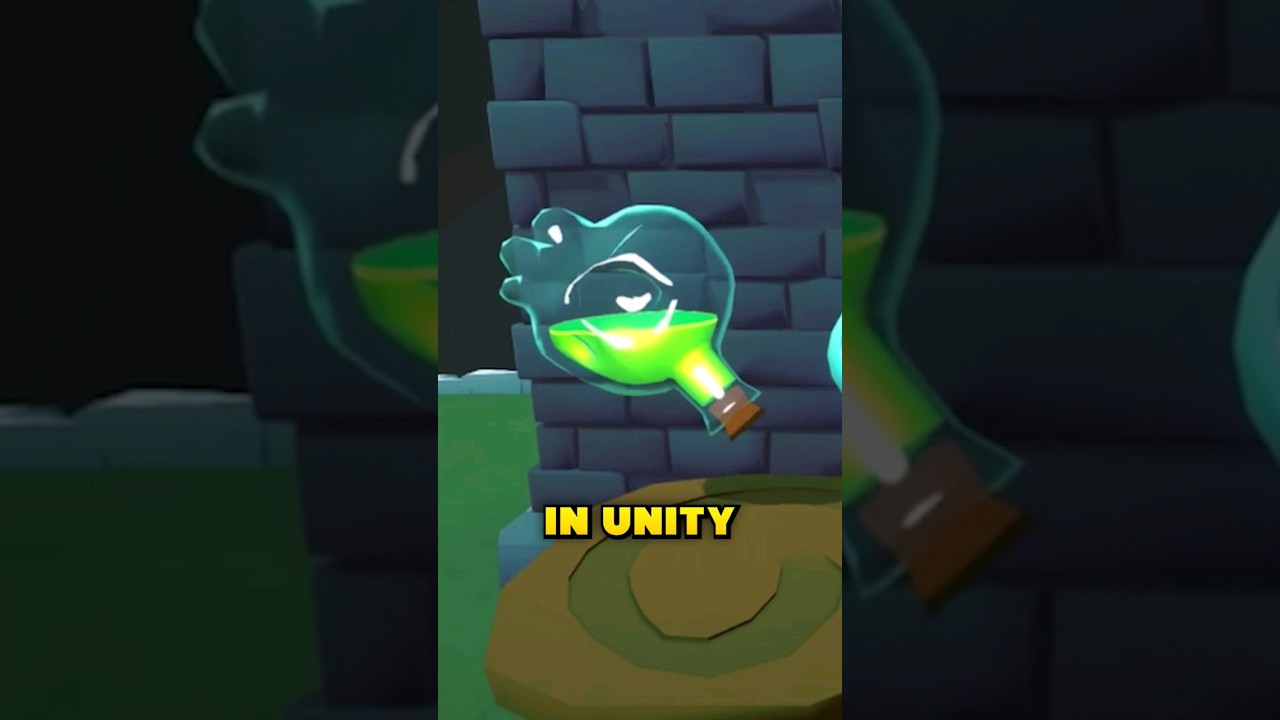 Как создать эффект жидкости в Unity