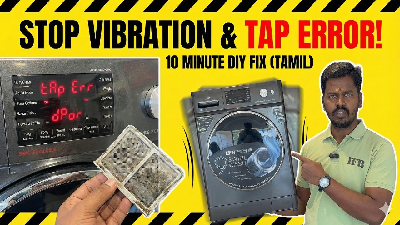 Fix Vibration & Tap Error in 3 Minutes | Full Service (Tamil)