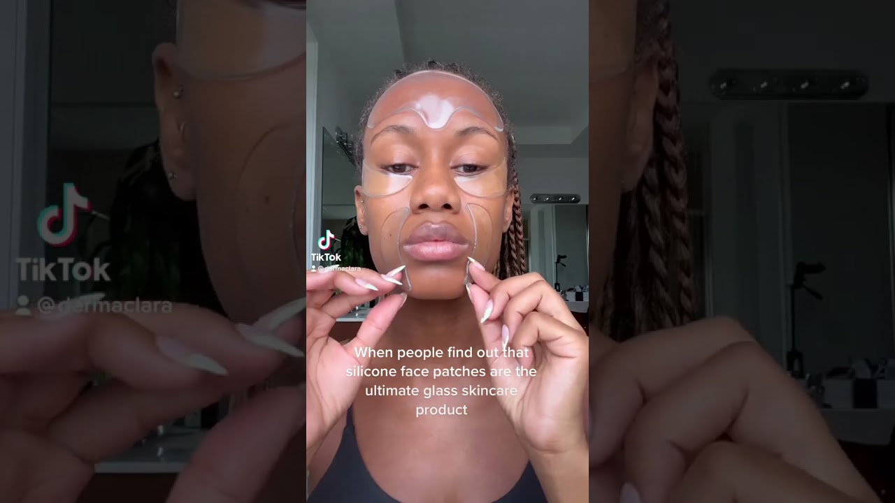 Silicone face patches for wrinkle prevention 🥰