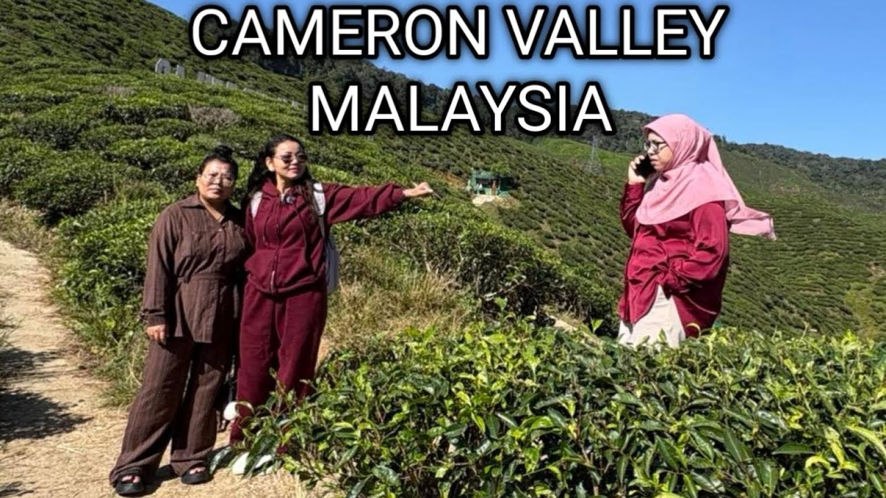 TEA VALLEY CAMERON || मलेसियाको चिया बगानमा हामि घुम्दै #puja yakthungma #malaysia# nepalvlog