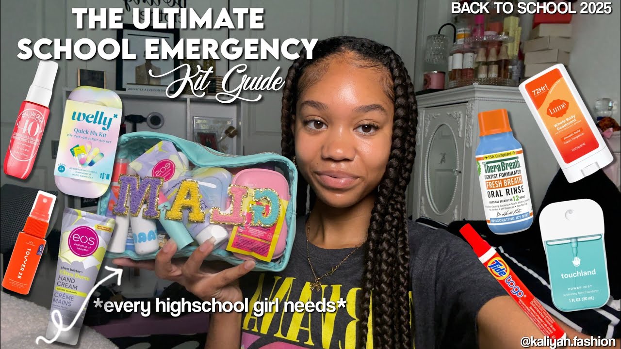 The Ultimate School Emergency Kit Guide Every High School Girl Needs! | Back To School 2025