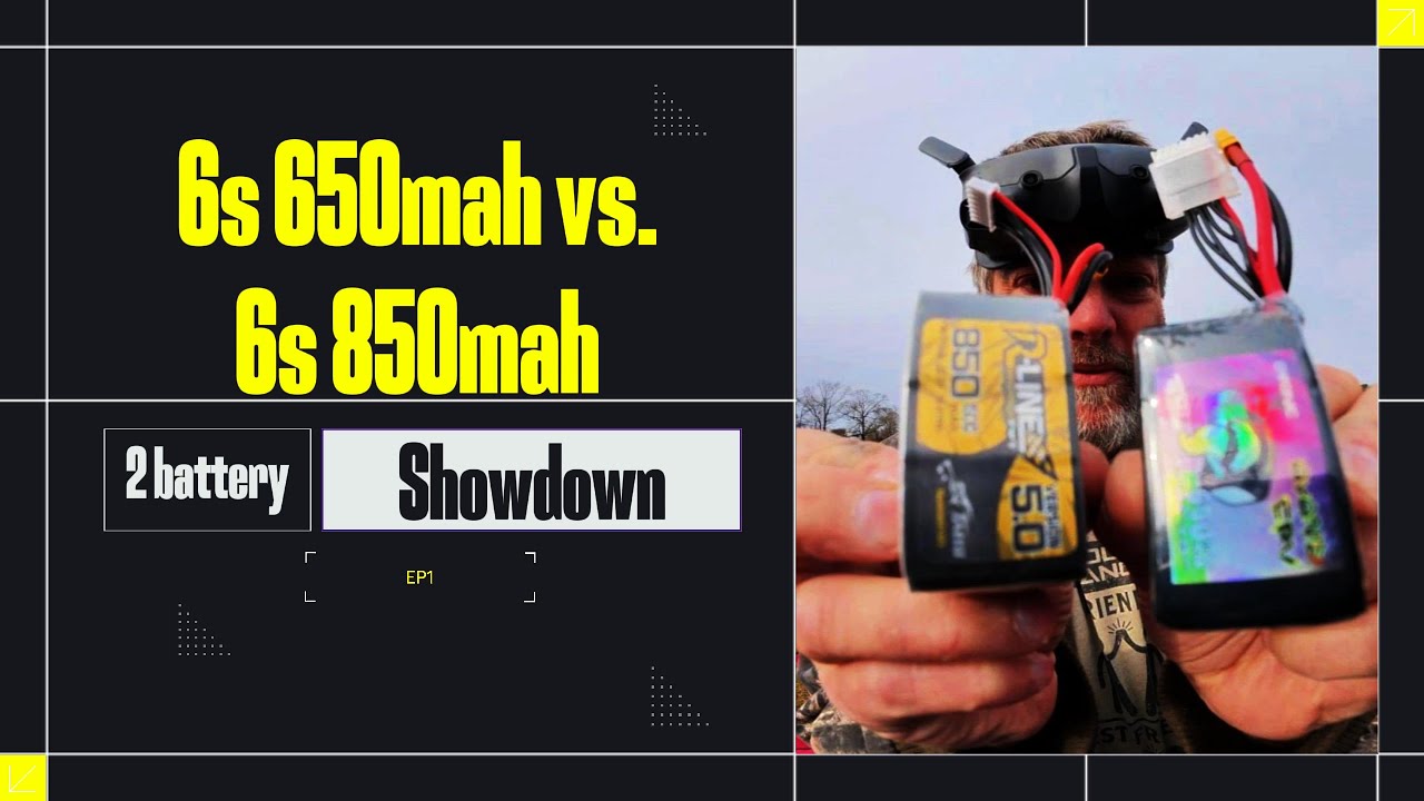6S Battery Showdown: 650mAh vs 850mAh Flight Time Results #fpv #fpvlife 
