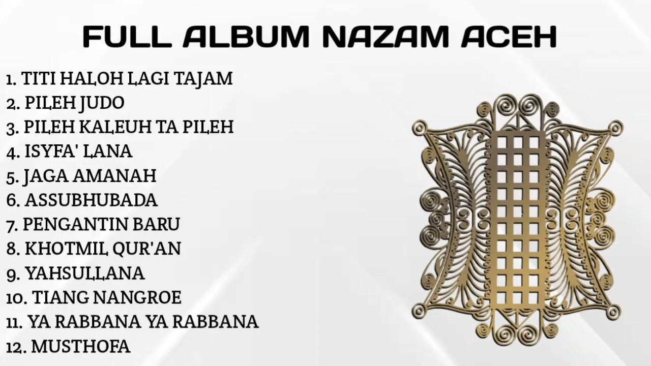 Lagu Aceh || Nazam aceh - Syair Qasidah Aceh - jaga amanah - Full Album 2025