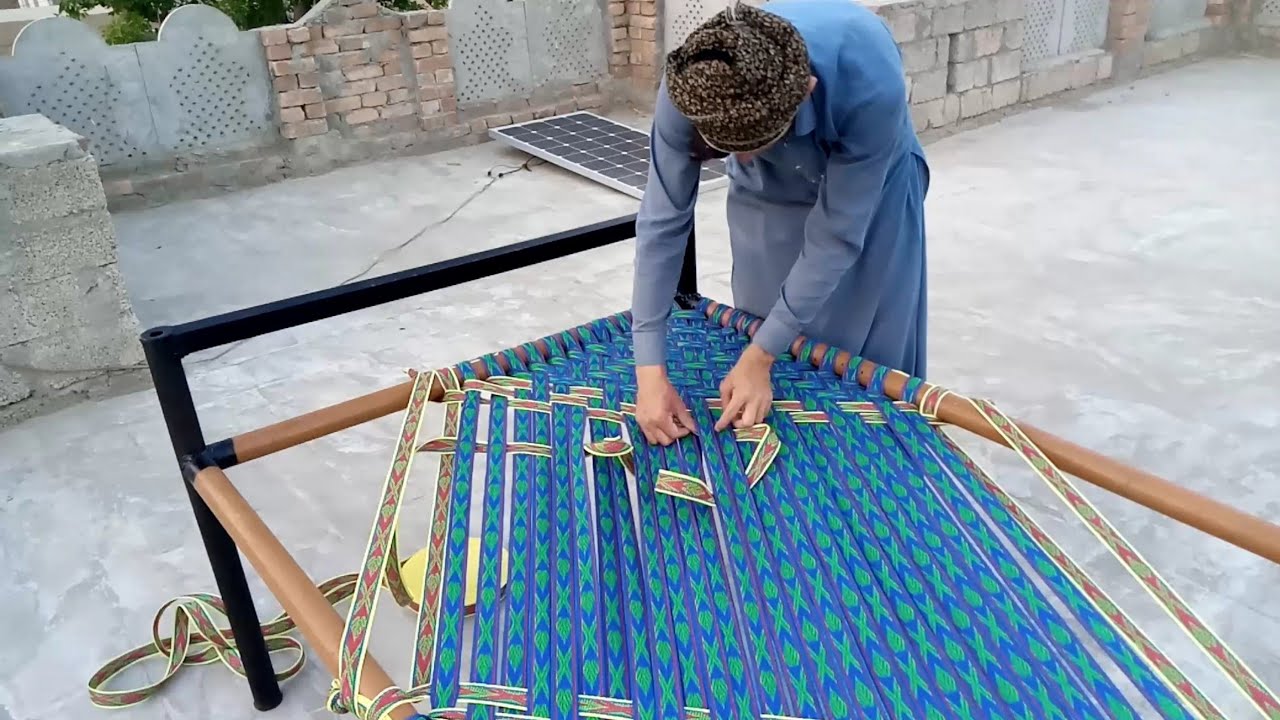 How to make charpai| How to weave charpai| Charpai making in village life.
