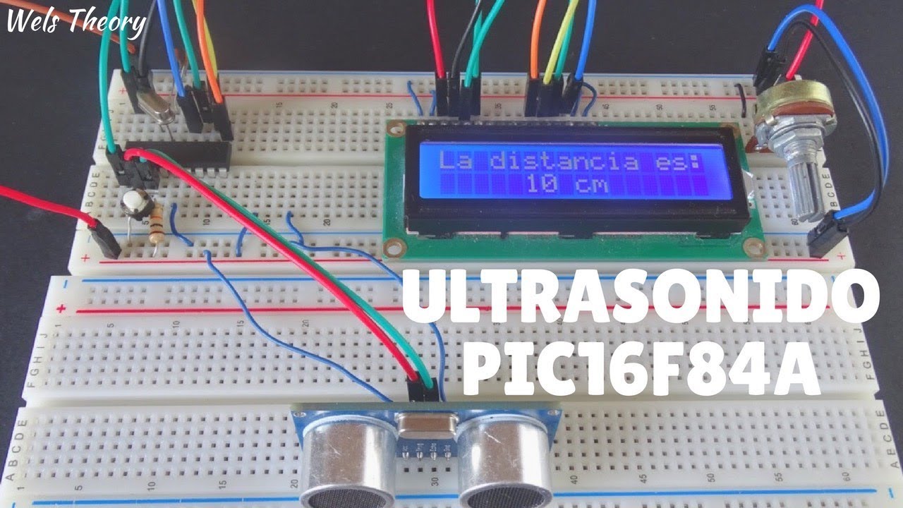 Como medir la distancia con ultrasonido usando PIC16F84A - ASM - Wels Theory