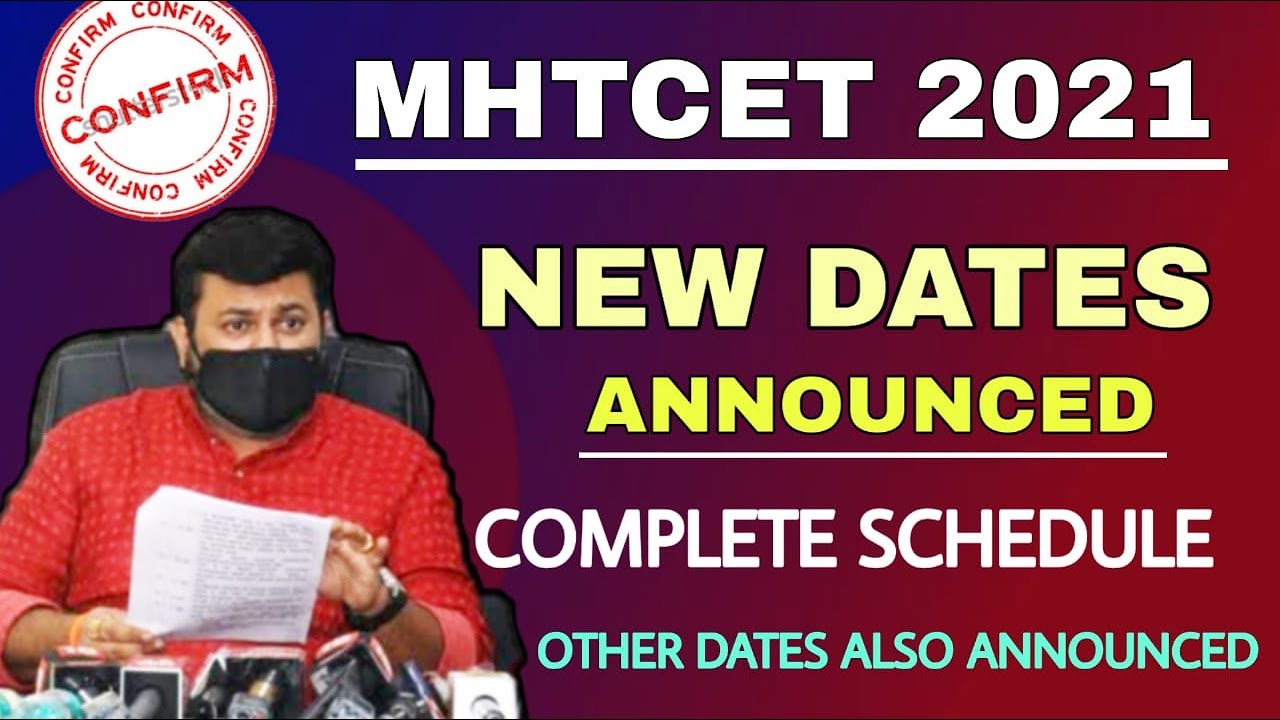 MHT CET 2021 | EXAM DATE ANNOUNCED | ALL DATES RELEASED | FULL SCHEDULE OUT |DON'T MISS|LATEST NEWS|