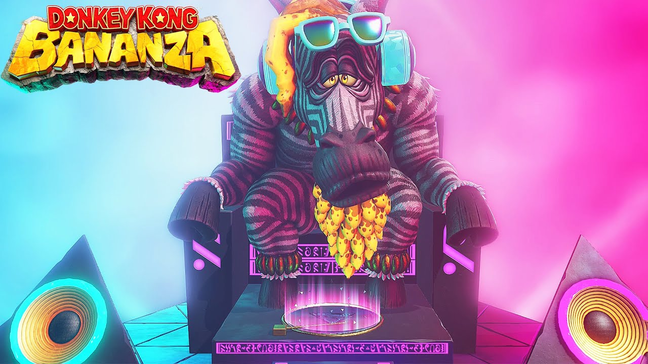 Donkey Kong Bananza - DK gets the Zebra Transformation (4K)