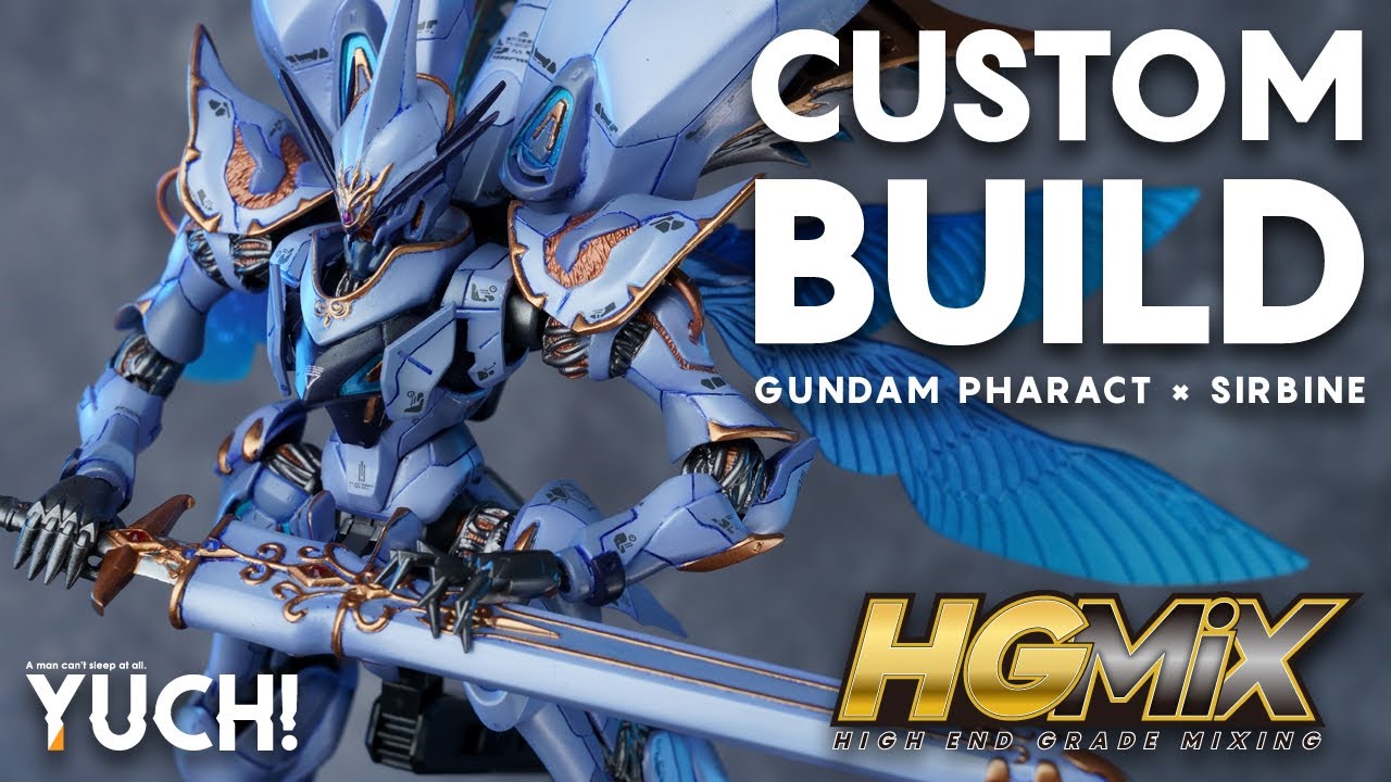 GUNPLA Custom Build! 3D printing parts! HG 1/144 GUNDAM PHARACT & PLAMAX SIRBINE
