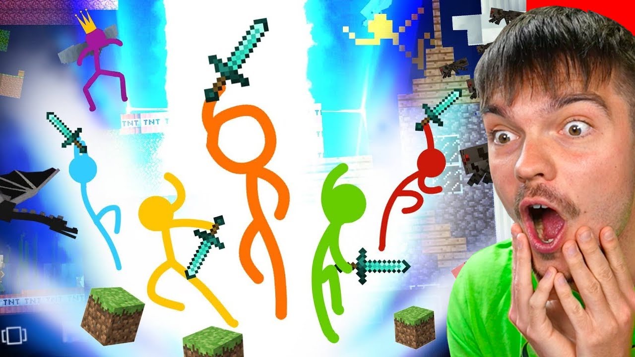 Reaguję na NAJLEPSZĄ ANIMACJĘ STICK WALK z MINECRAFTA