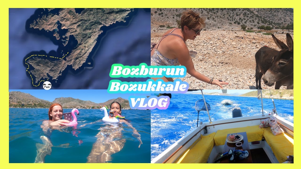 (5)Tekneyle 20 gün seyirimiz MARMARİS-BOZBURUN-BOZUKKALE rotamız-Dalgalarla BOĞUŞTUK!-Teknede Kalmak