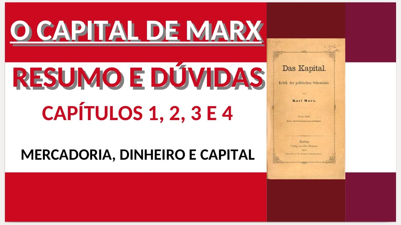 O Capital: cap. 1 ao 4: Mercadoria e Dinheiro – resumo e dúvidas VID #10