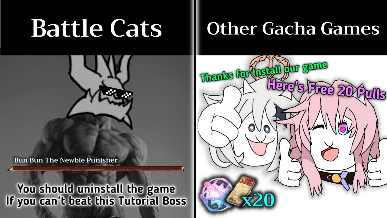 Battle Cats Vs Other Gacha Games