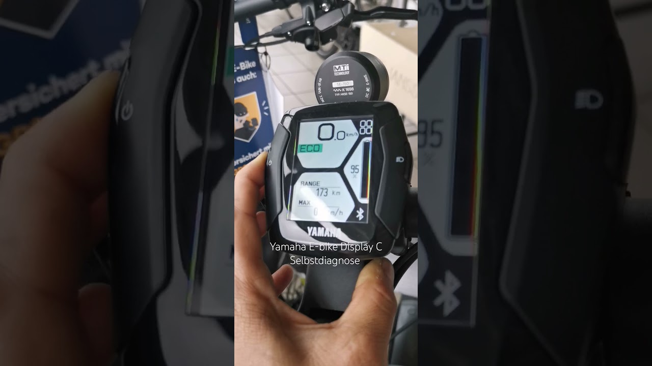 yamaha e-bike Display C Selbstdiagnose #ebike #diagnose #yamaha