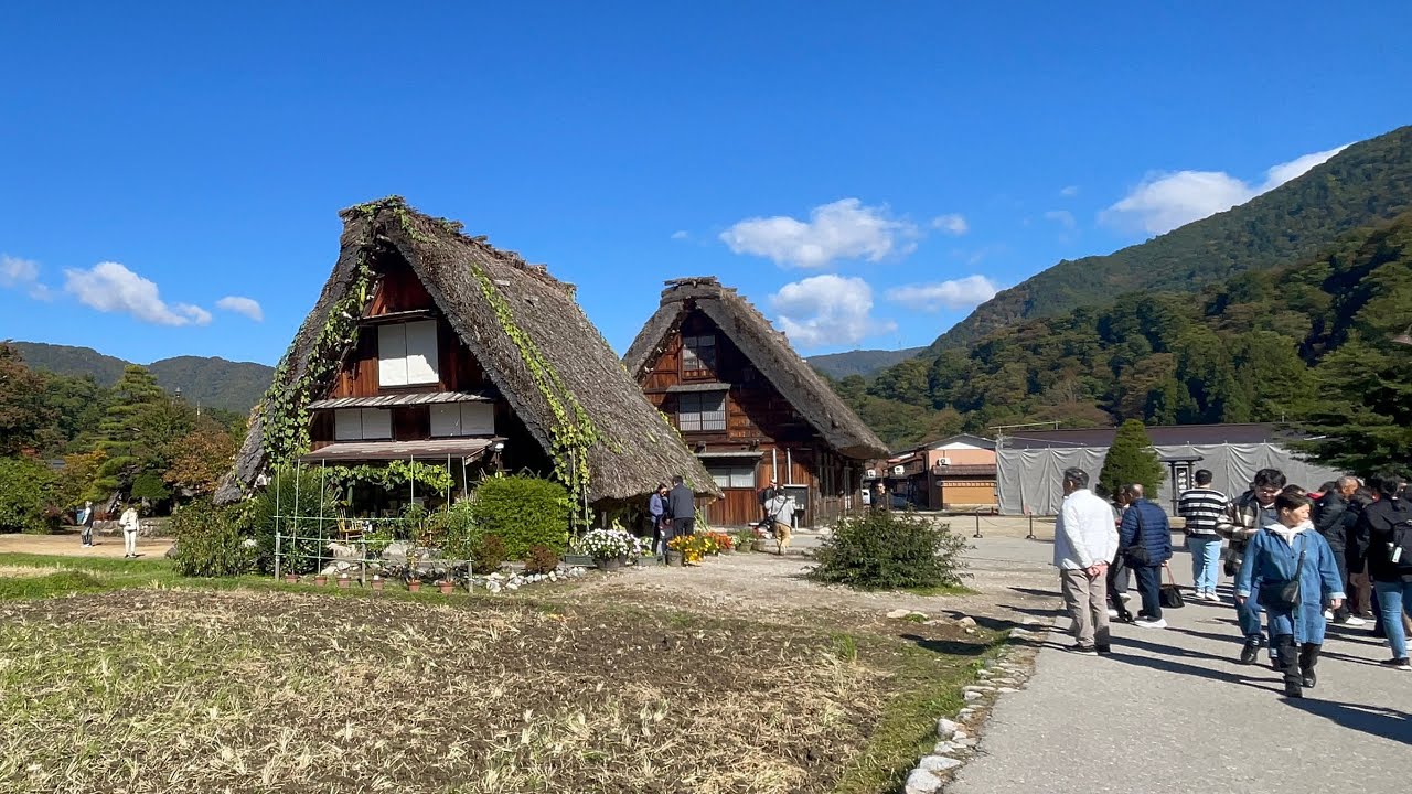 🇯🇵 Japan UNESCO World Heritage Shirakawago Walking Tour [4K 60fps]