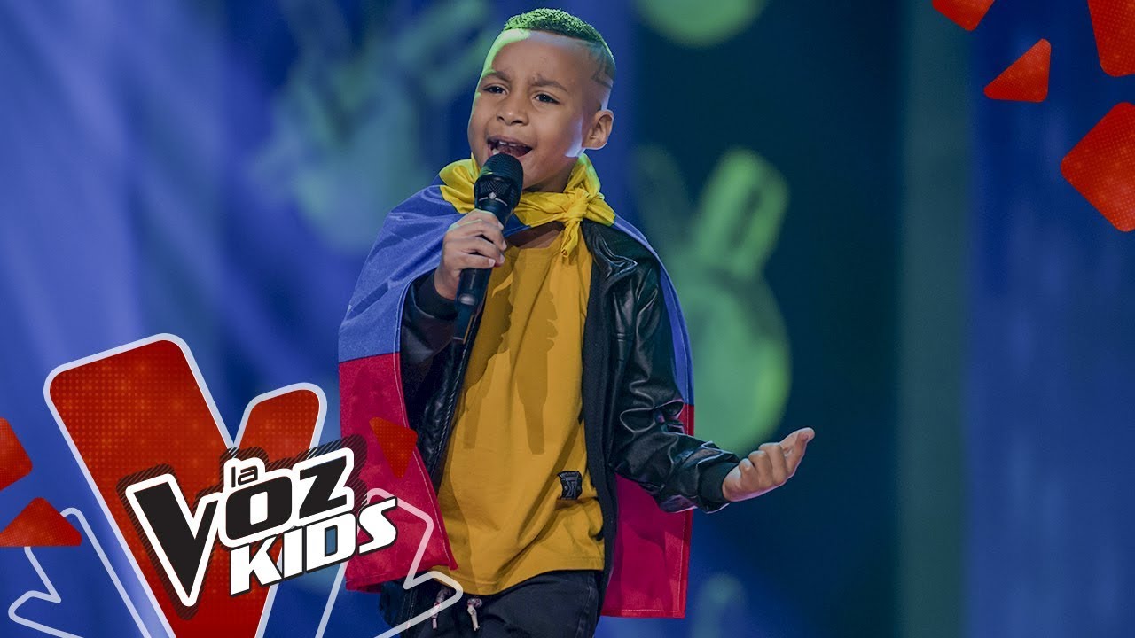 Millan canta De lao` a lao’  – Audiciones a Ciegas | La Voz Kids Colombia 2019