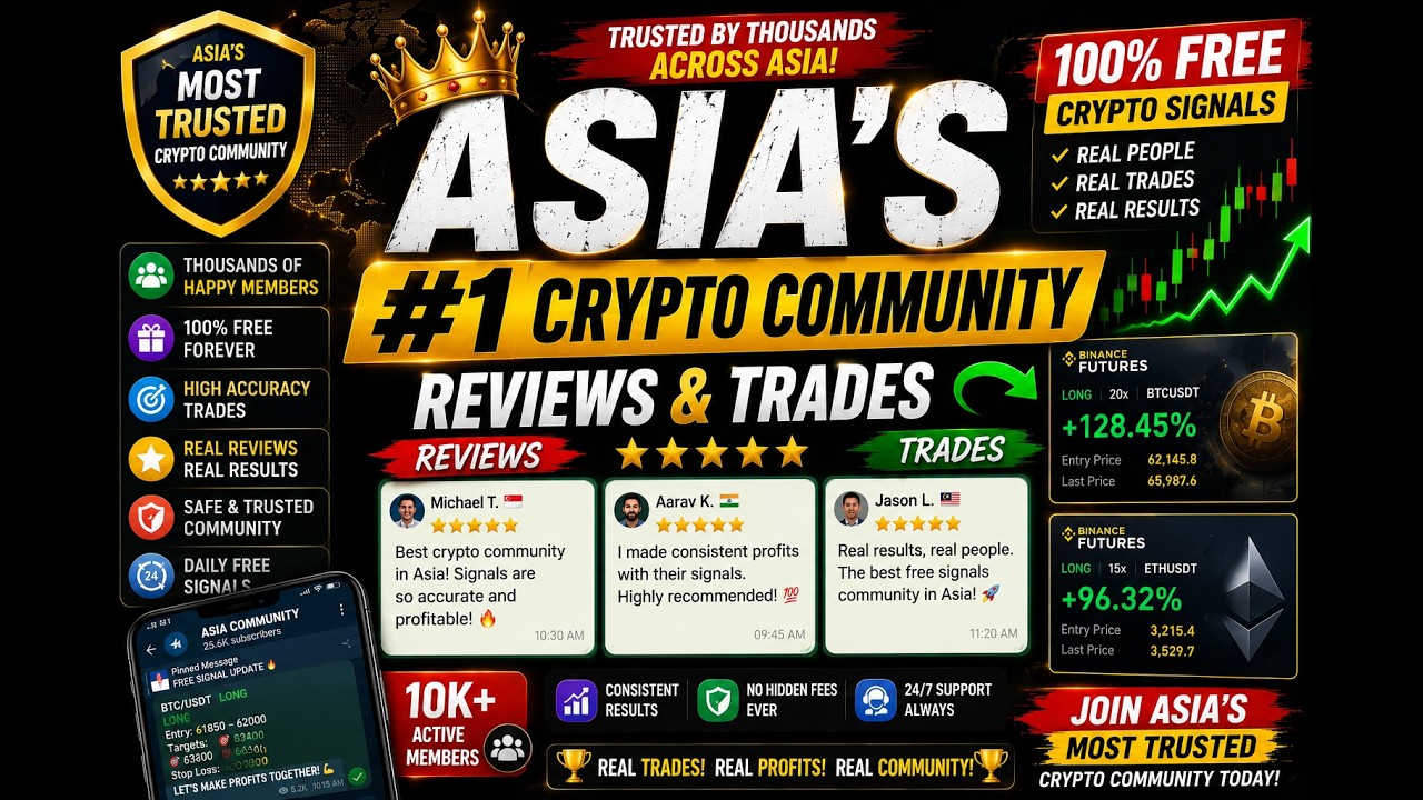ASIA'S #1 CRYPTO COMMUNITY | Real Reviews, Real Trades, Real Results