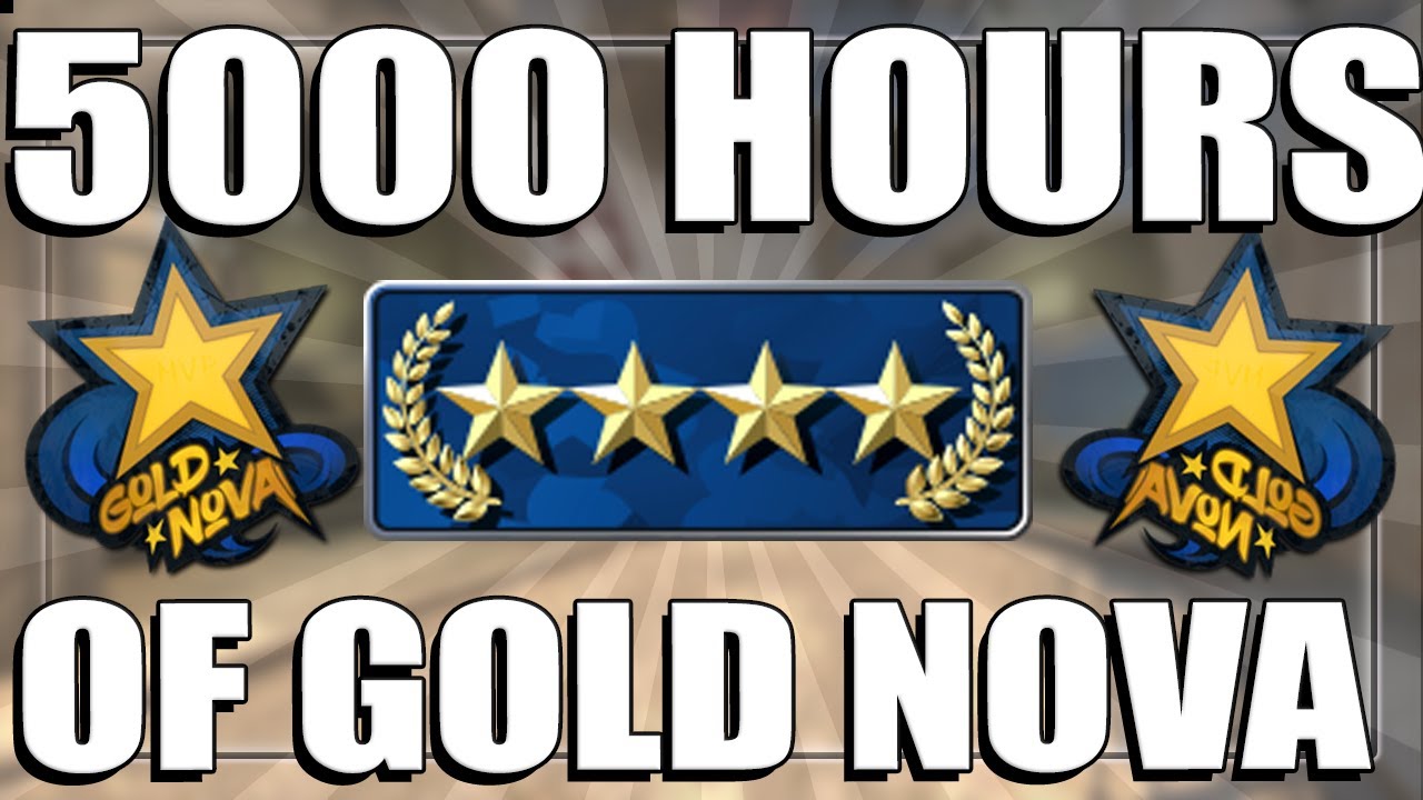 What 5000 Hours of CSGO Gold Nova Looks Like