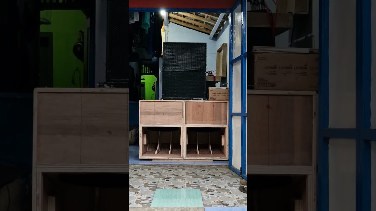 test box cubo 18 inch single x 2 #ceksound #cubo #custombox