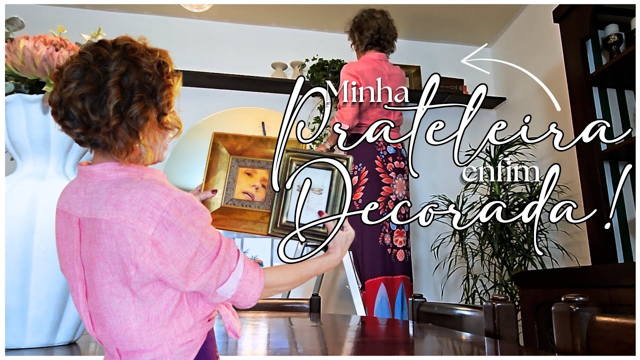 Ideias de decoração de prateleira 🌿 Mais um toque verde na sala | Verinha Bernardino