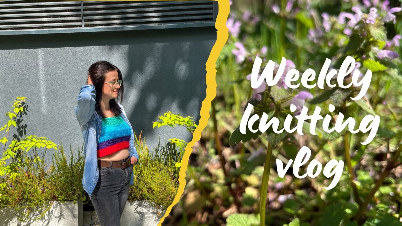 Weekly vlog. Letni crop top i kolejne amigurumi.