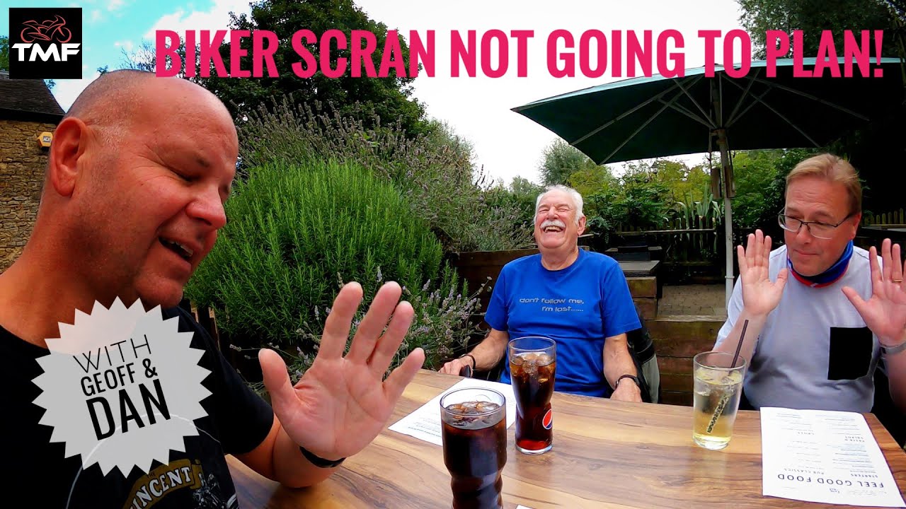 I take my Triumph Speed Twin on a Biker Scran with Geoff and Dan!