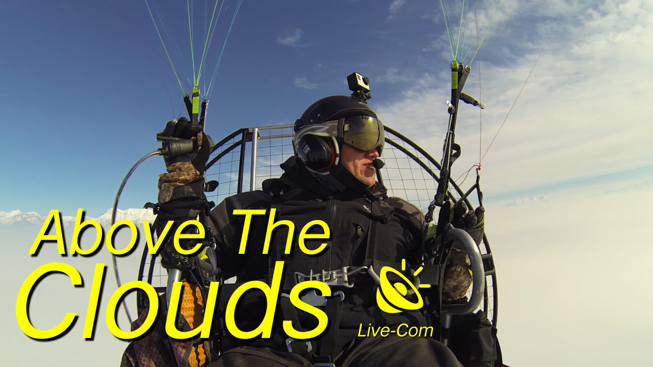 Flying Above The Clouds!!! Paramotor Adventure!!