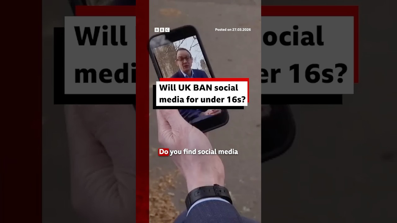 Will UK ban social media for under 16s? #SocialMedia #BBCNews