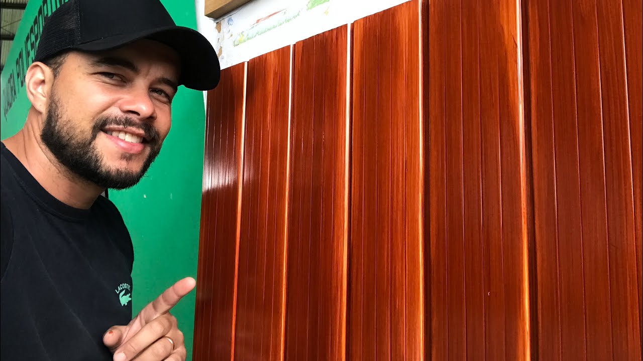 Régis Vieira - Pintando Forro PVC Imitando Madeira Deck