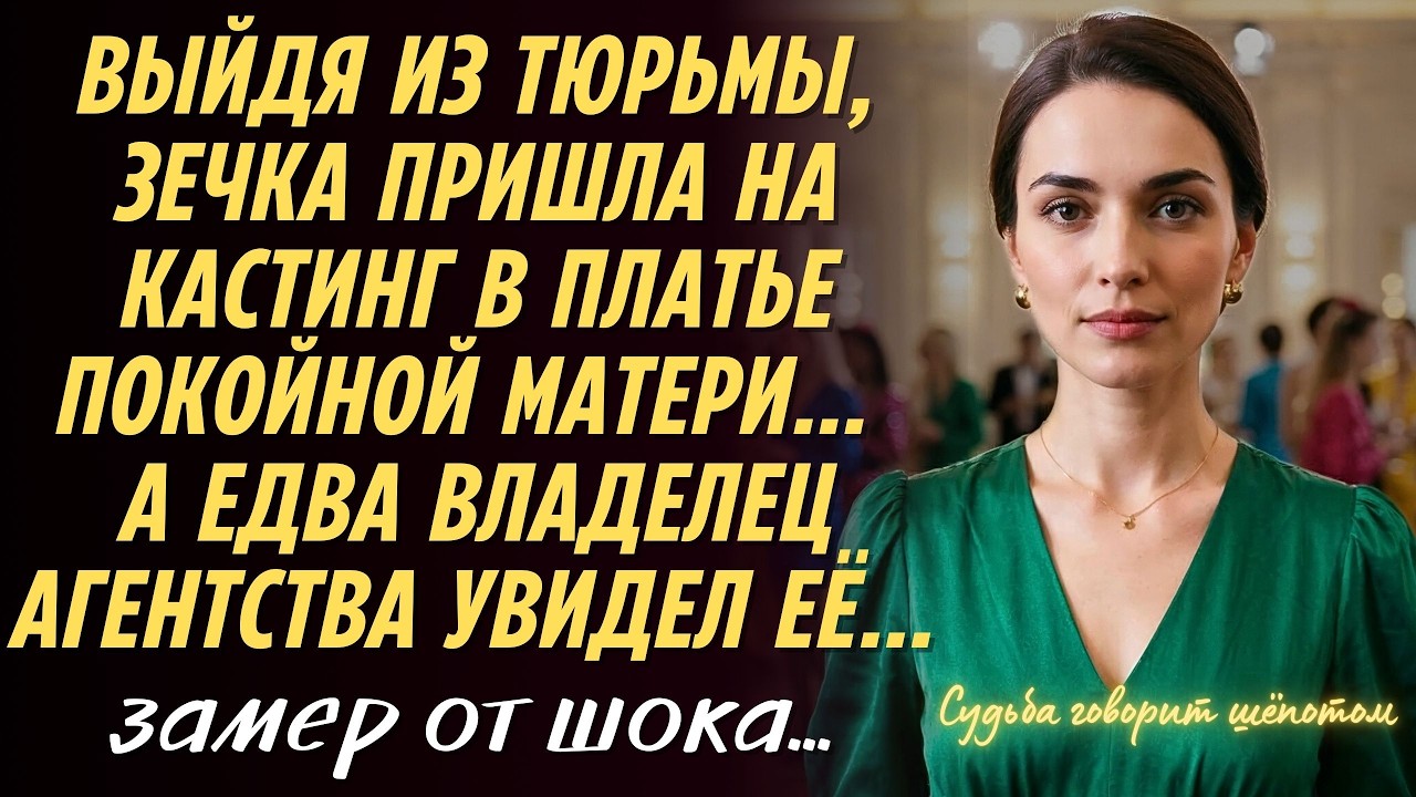 Выйдя из тюрьмы, ЗЕЧКА пришла на кастинг в платье покойной матери… А едва владелец агентства увидел