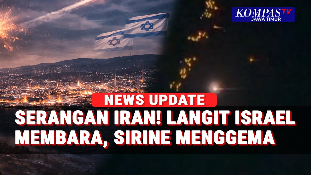 Iran Luncurkan Rudal dan Drone Hibrida: Langit Israel Membara, Sirine Menggema!