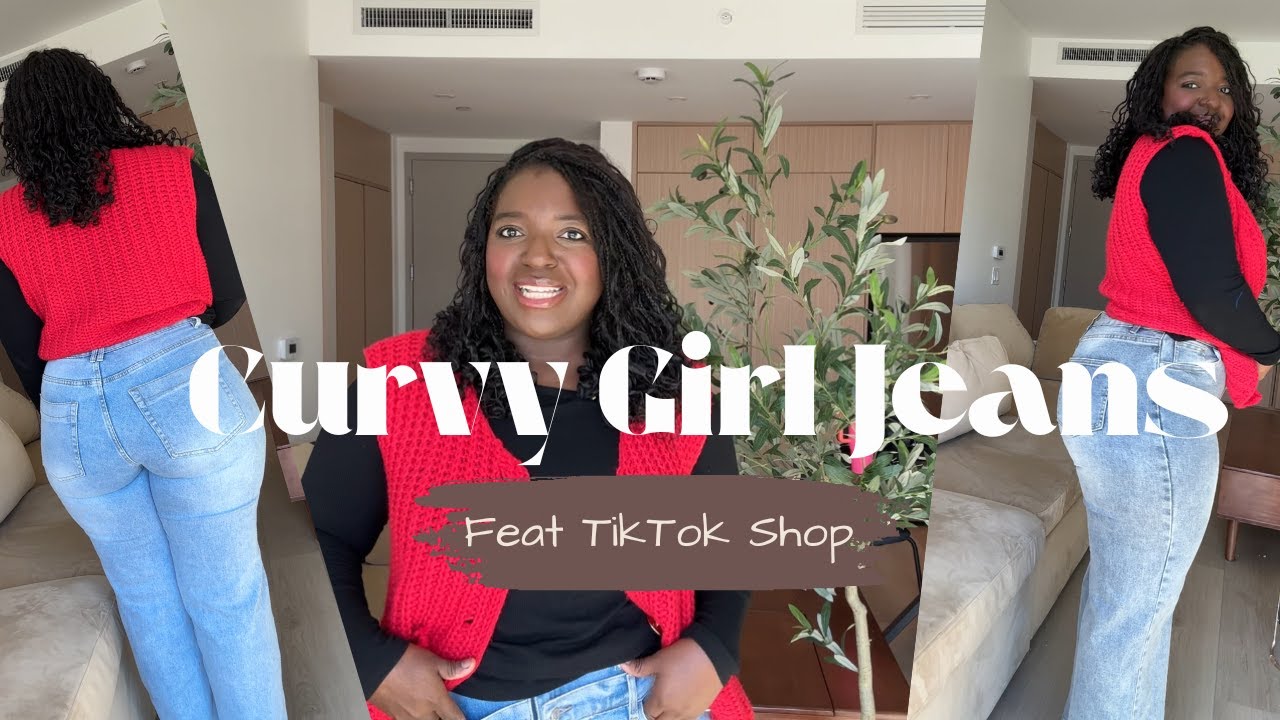 BEST DENIM! CURVY GIRL JEANS HAUL Feat TikTok Shop