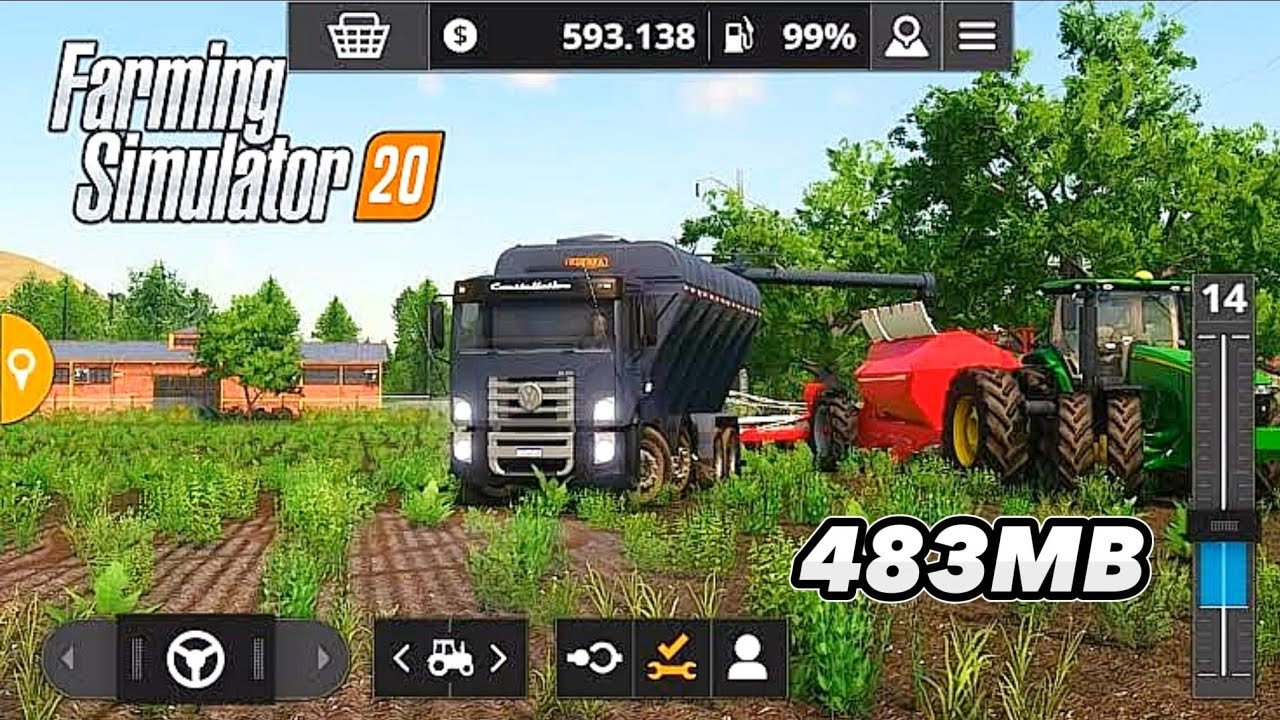 🇧🇷 SAIU O FARMING SIMULATOR 20 LITE - MAPA BOA NOVA / COM IMPLEMENTOS PARA PLANTIO