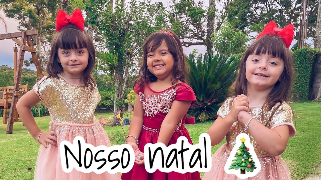 NOSSO PRIMEIRO NATAL NA CHÁCARA - PAPAI NOEL VEIO | Jéssica e as Gêmeas