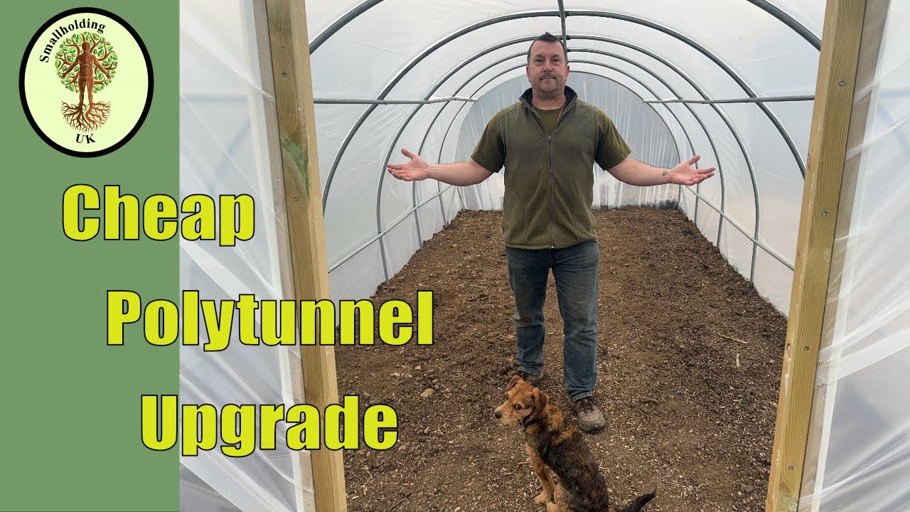 Upgrading a Cheap Polytunnel | Self Sufficiency | No Dig