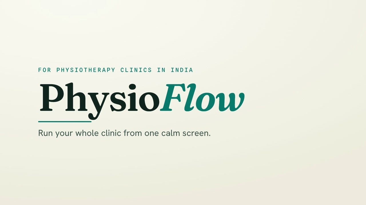 Physiotherapy Clinic Management Software &mdash; PhysioFlow Full Demo (Built for India)